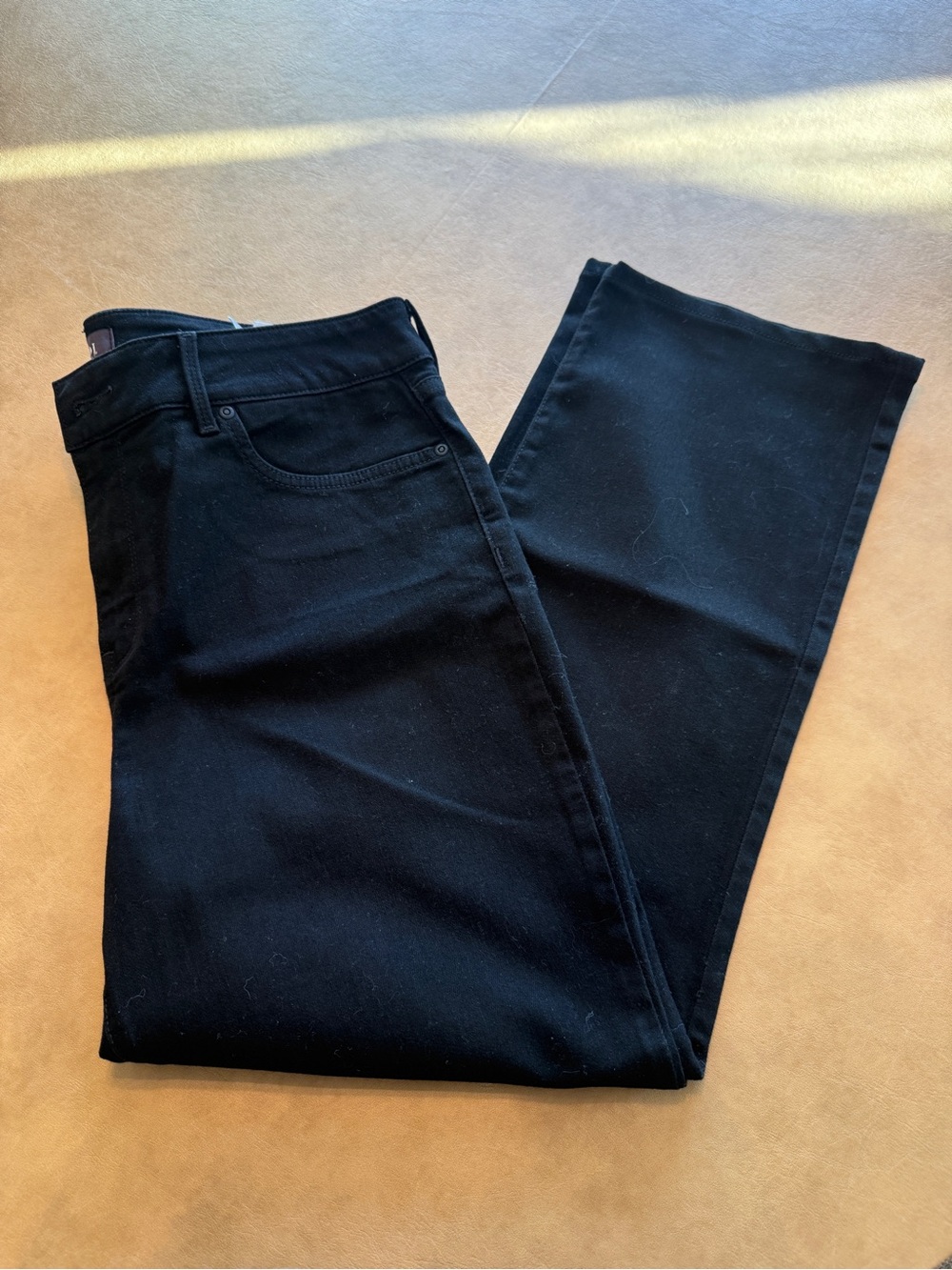 NYDJ Women's Black Ankle Jeans - Slim Cropped Leg